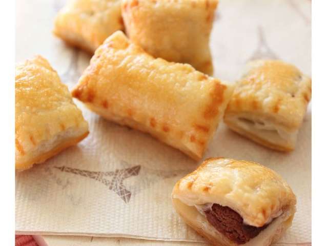 市販のパイシートで♫簡単チョコパイ❤